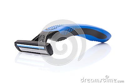 Disposable shaving razor Stock Photo