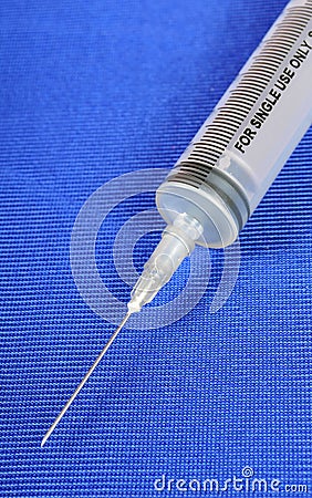 Disposable syringe Stock Photo