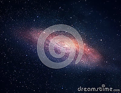 Distant galaxy Stock Photo