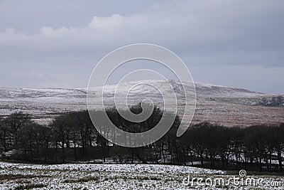 West Pennine moors in December. Stock Photo