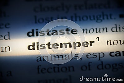 Distemper Stock Photo