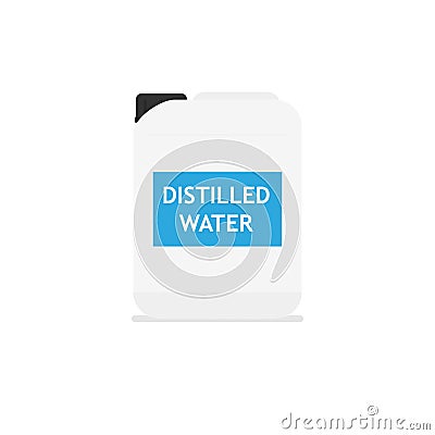 Distilled water icon Vector Illustration
