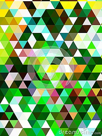 A distinguishing fetching digital colorful pattern of squares Stock Photo