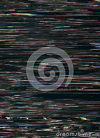 distorted display system breakdown signal error Stock Photo