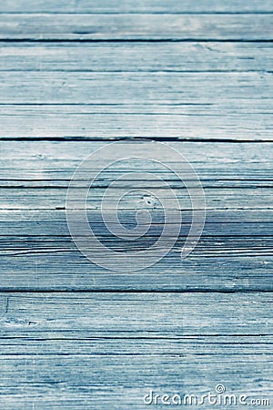 Distressed blue wooden walkway background texture Stock Photo