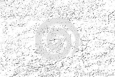 Distressed halftone grunge black and white vector texture Vector Illustration