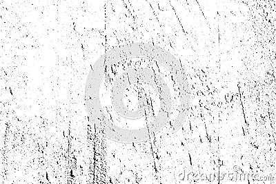 Distressed halftone grunge black and white vector texture -texture of old wall background for creation abstract vintage Vector Illustration