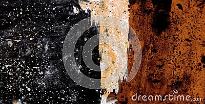 Distressed hand drawn monotype concept in urban style. Stock Photo