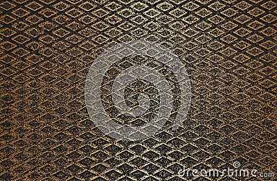 Distressed overlay texture of golden rusted peeled metal. grunge background Vector Illustration