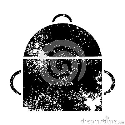 distressed symbol ruck sack Vector Illustration