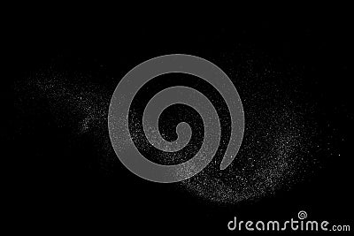 Distressed white grainy texture Vector Illustration