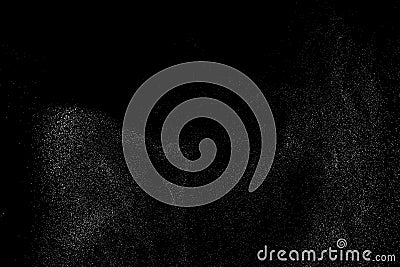 Distressed white grainy texture Vector Illustration