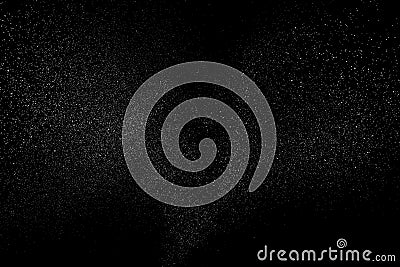 Distressed white grainy texture Vector Illustration