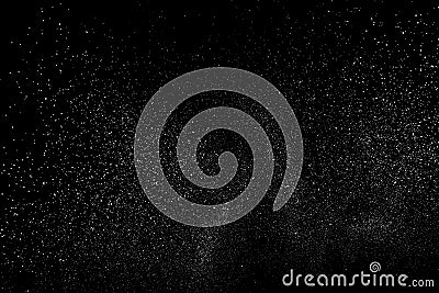 Distressed white grainy texture Vector Illustration