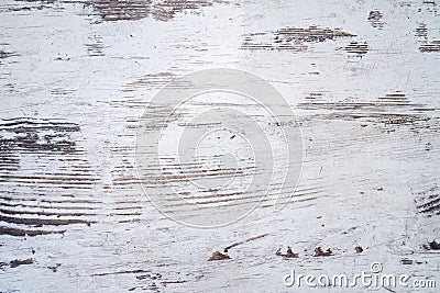 Distressed white wooden background texture Stock Photo