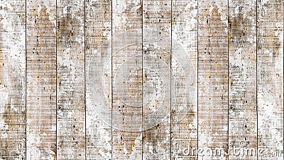 Distressed wooden background white color stains rustic wood texture Stock Photo