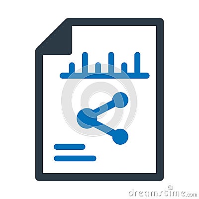 Distribute, document Vector Icon which can easily modify or edit Vector Illustration