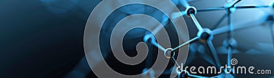 Distributed ledger technology visualization Stock Photo