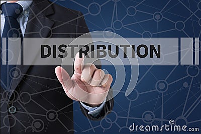 DISTRIBUTION Stock Photo