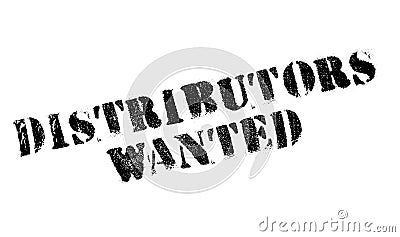 Distributors Wanted rubber stamp Vector Illustration