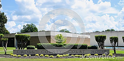 Cross County Court House, Wynne, Arkansas Editorial Stock Photo