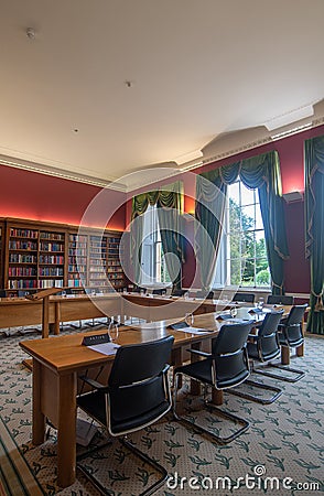 Ditton Manor Conference Room in Old Library Editorial Stock Photo