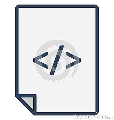 Div, source file Isolated Vector Icon That can be very easily edit or modified. Vector Illustration