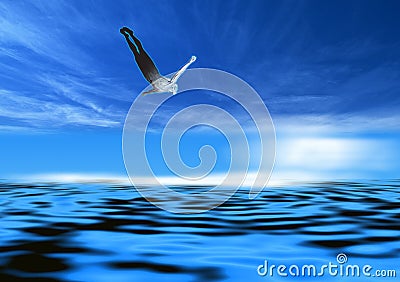 Dive Stock Photo