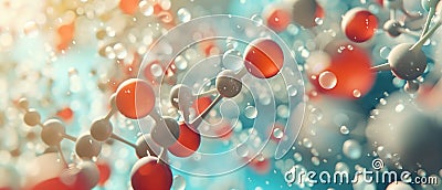 Biomolecular Dynamics: Interactive 3D Visualization - Exploring the Dynamic World of Biomolecular Interactions Stock Photo