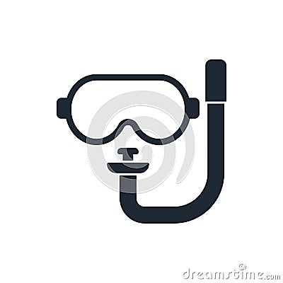 Dive mask icon Vector Illustration