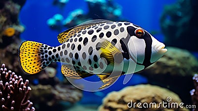 fish in sea generated by AI tool Stock Photo