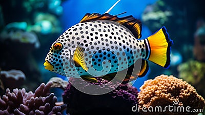 fish in sea generated by AI tool Stock Photo