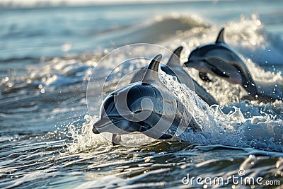 Aquatic Ballet: Graceful Fish in Their Liquid Realm Stock Photo