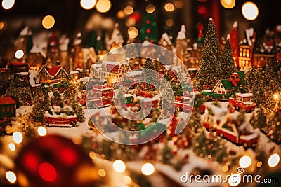 Dive into Nostalgia with a Challenging Christmas Jigsaw Puzzle.AI Generated Stock Photo