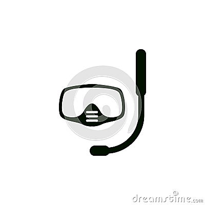 Diver glasses graphic design template vector isolated Vector Illustration