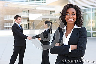 Diverse Attractive Business Team Stock Photo
