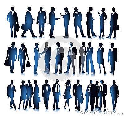 Diverse business people Vector Illustration