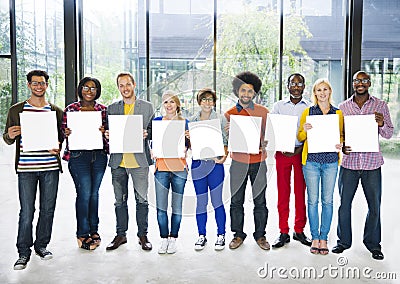 Diverse Diversity Ethnic Ethnicity Variation Team Unity Concept Stock Photo