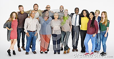 Diverse Group of People Community Togetherness Concept Stock Photo