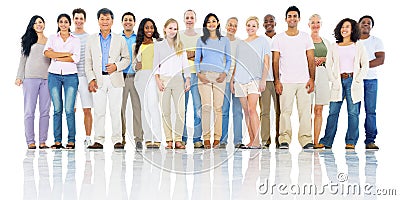Diverse Group People Global Community Concept Stock Photo