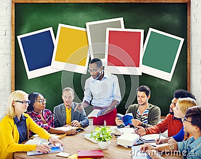 Diversity Big Data Learning Information Studying Concept Stock Photo