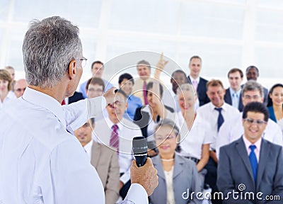 Diversity Business People Corporate Team Seminar Concept Stock Photo