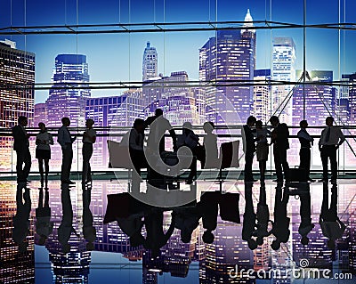 Diversity Business People Discussion Brainstorming Teamwork Concept Stock Photo