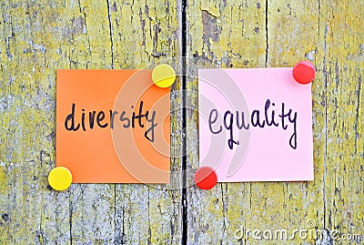 Diversity and Equality Stock Photo