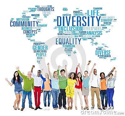 Diversity Ethnicity World Global Community Concept Stock Photo