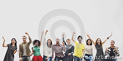 Diversity Friends Team Achievement Success Goals Concept Stock Photo