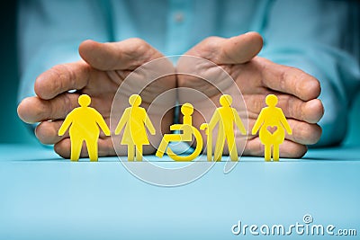 Diversity And Inclusion At Workplace. Inclusive Hiring Stock Photo