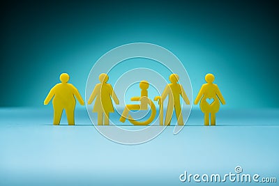 Diversity And Inclusion At Workplace. Inclusive Hiring Stock Photo