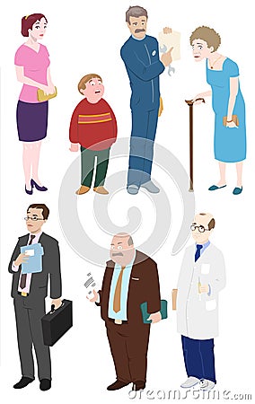 Diversity of People Vector Illustration