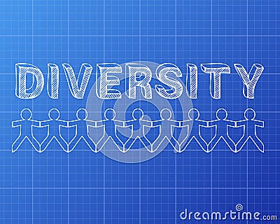 Diversity People Graph Vector Illustration